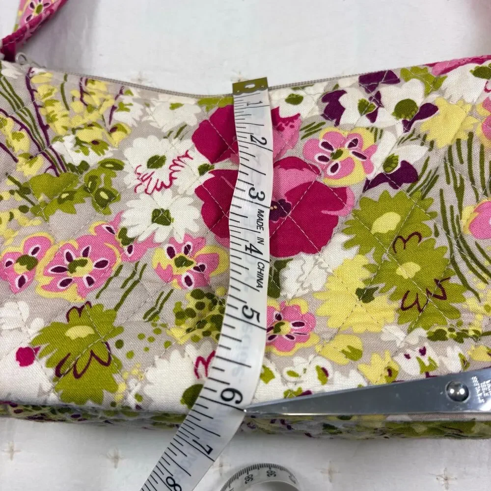 Vera Bradley Vintage Make Me Blush Quilted Shoulder Bag Y2K Cottagecore Retired - Picture 10 of 13